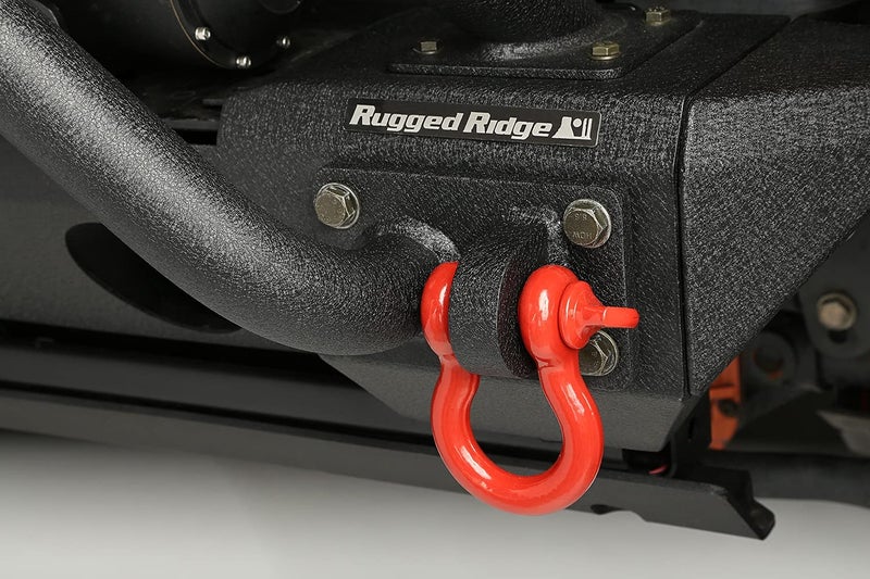Rugged Ridge | D-Ring Shackle Kit, 3/4 inch, Red, Steel, Pair | 11235.08 - Image 5
